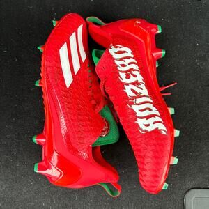 Adidas Adizero Football Cleats 'Sriracha' Red Green GX2864, Men’s Size 11